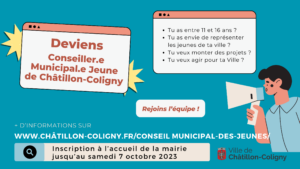 conseil municipal jeunes CMJ Châtillon-Coligny